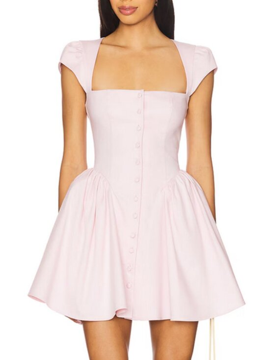 MAJORELLE Dresses & Skirts - BEST MAJORELLE x Revolve Jameson Mini Dress Blush Pink French Classic